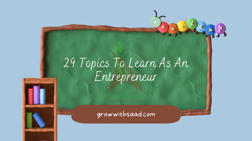 Entrepreneurship Topics