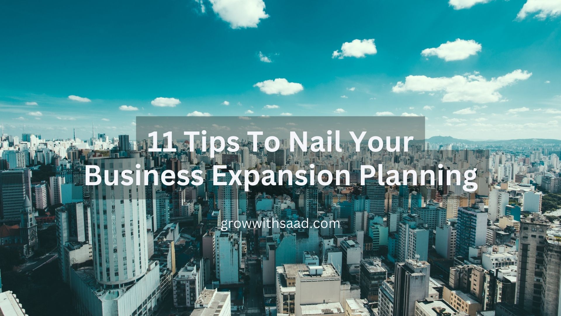 business expansion planning