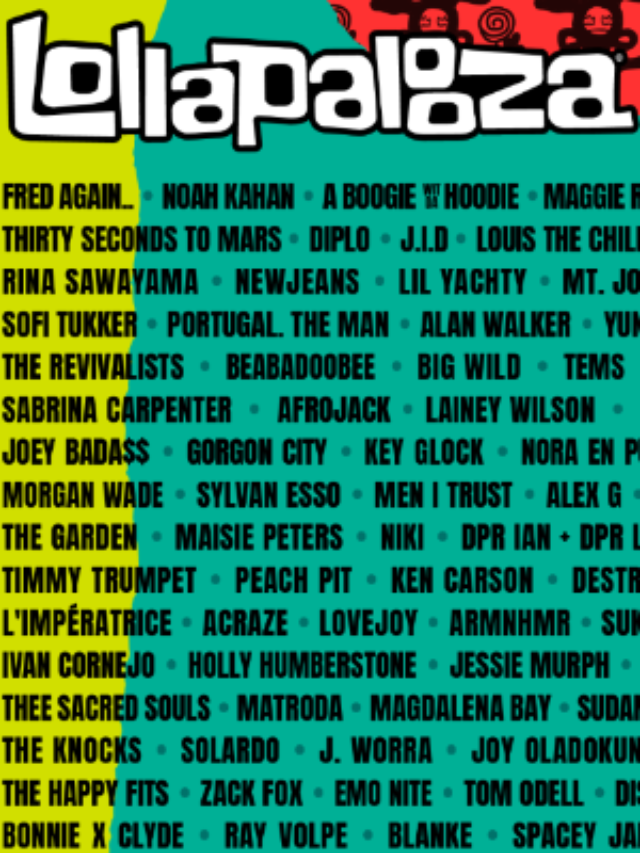 Lollapalooza 2023 Lineup: Kendrick Lamar, Billie Eilish, & More