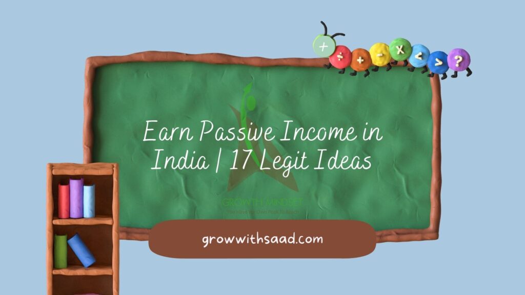 Earn Passive Income In India