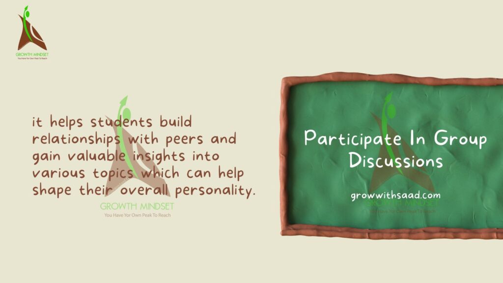 PERSONALITY DEVELOPMENT ACTIVITIES FOR STUDENTS