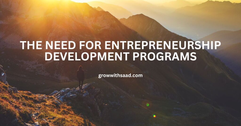 Entrepreneurship Development Programs
